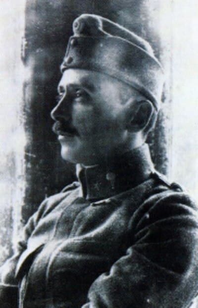 Portrait photograph of Constantin von Economo, the Austrian neurologist who first identified encephalitis lethargica